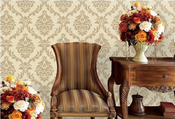 批发墙纸壁纸时尚奢华卧室高档别墅客厅书房背景墙酒店休闲室墙纸