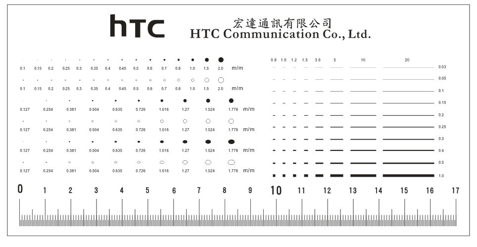 htc 点规 黑点卡 黑点表 线规 污点规 菲林尺 污点卡图片,htc 点规 黑