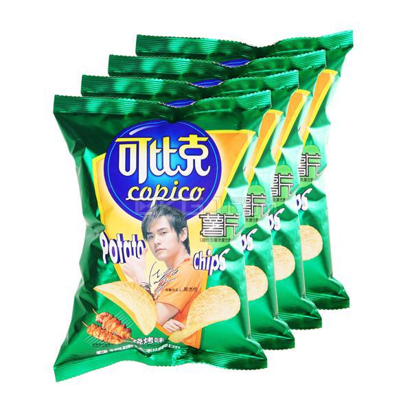 可比克烧烤味薯片60g深圳网汇通贸易有限公司淘宝热销