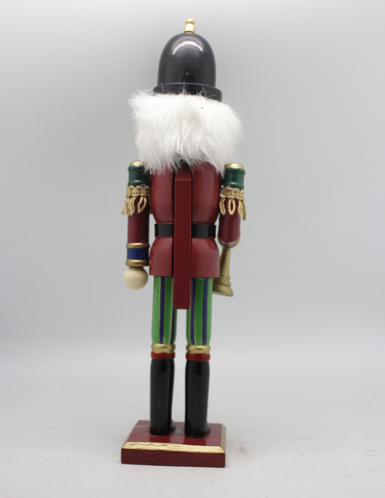 0275 迪弗圣诞 吹喇叭胡桃人 胡桃兵 号角胡桃士兵 38cm