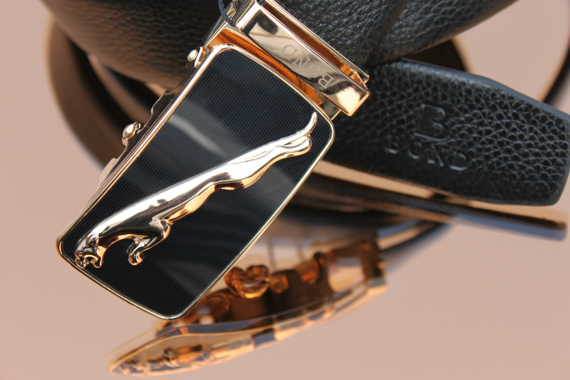 宾利皮带 高级真皮皮带 头层牛皮腰带 英国宾利高级牛皮皮带图片_5