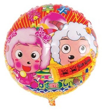批发供应铝箔氢气球儿童升空氢气球大耳朵兔喜羊羊氢气球