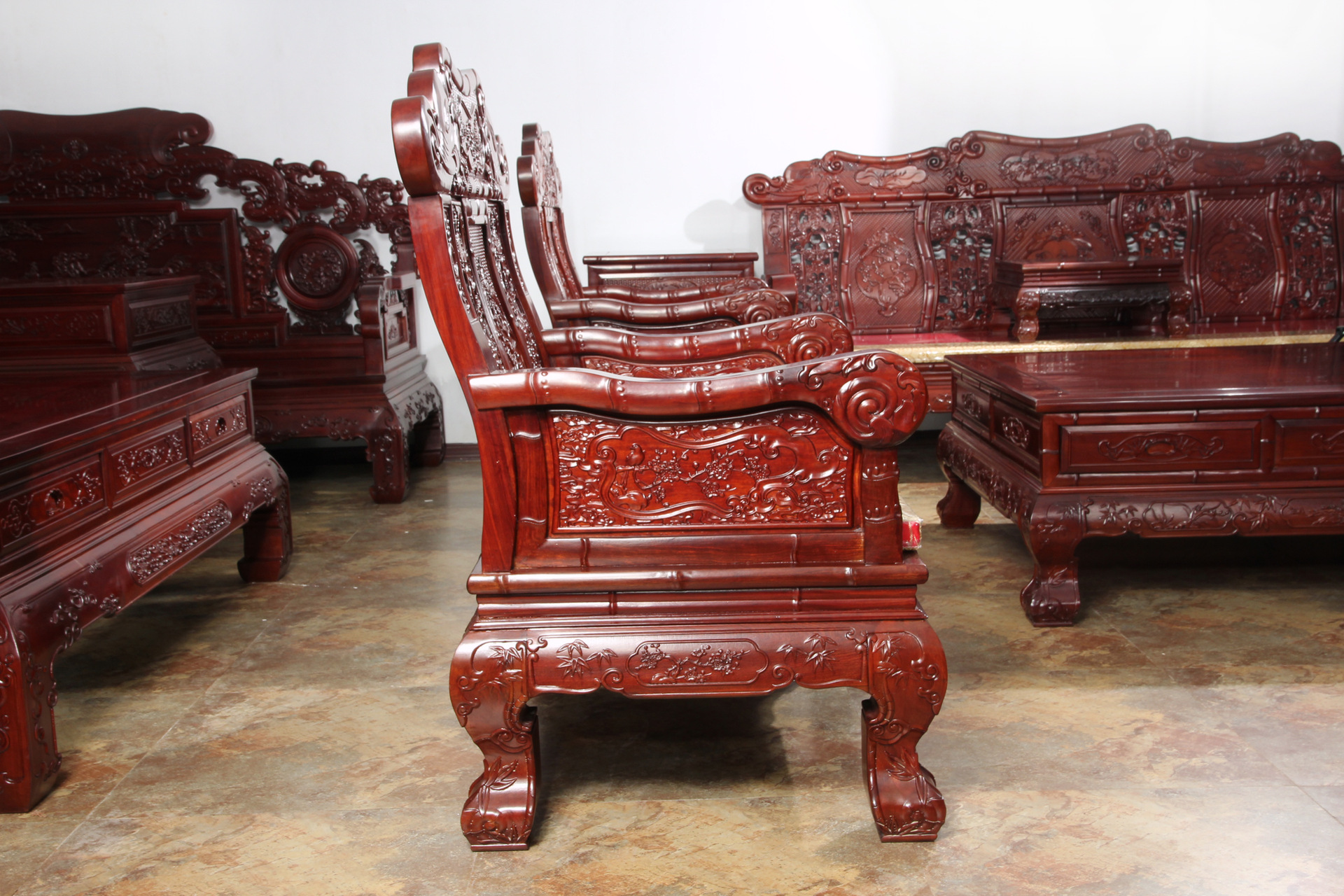 红木古典家具,现代_大山谷图库