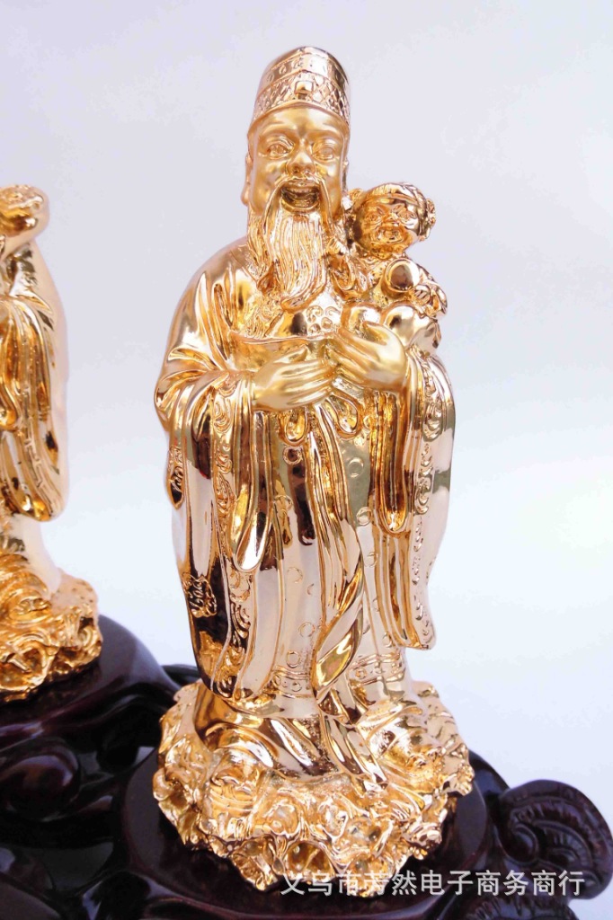 镀金马到成功 福禄寿摆件 财神 工艺摆件成功马开业送礼商务礼品