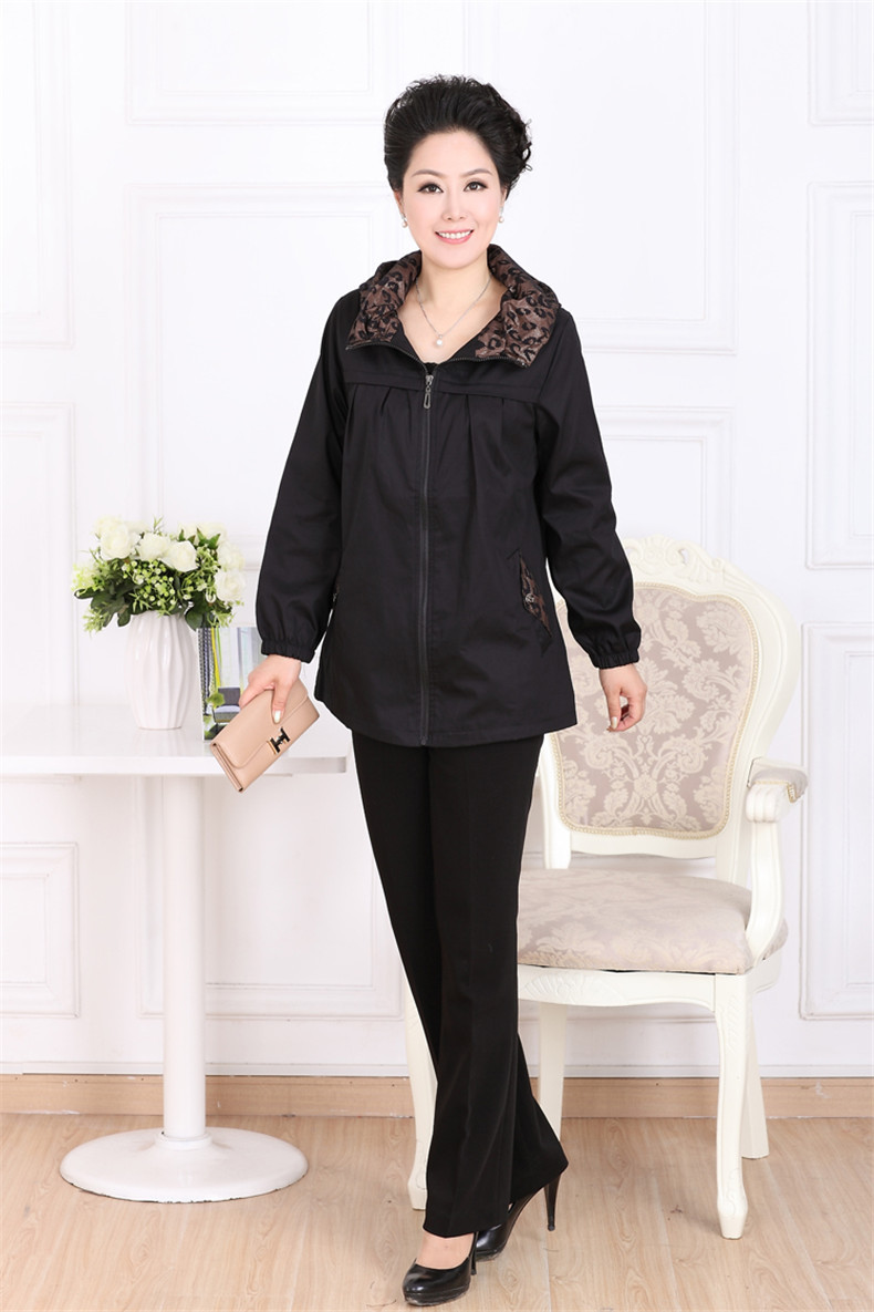 服装鞋帽箱包,钟表眼镜 女装 女式外套 中老年女装批发秋季新品妈妈装