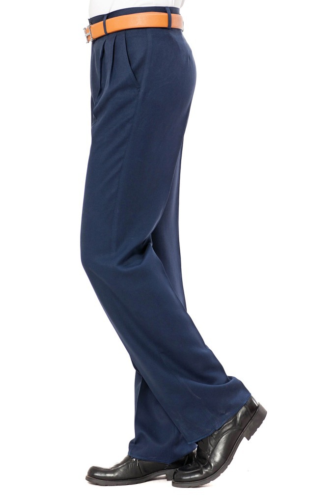 批发供应100%重磅真丝长裤 西装裤 男商务休闲长裤中老年真丝裤图片