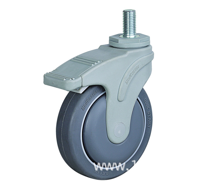 美国科顺双刹掣脚轮承载80kg a2-3346-443brk4最好的万向轮