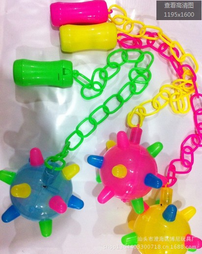 厂家直销熊出没光头强灯光音乐暴打流星锤