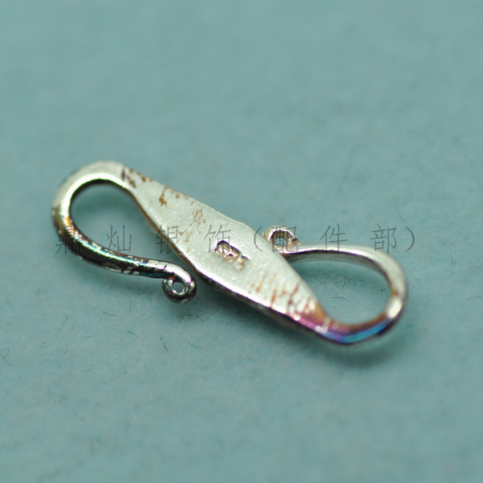 sk012 流行银饰品 银配件 银diy配件 银扣 银s扣