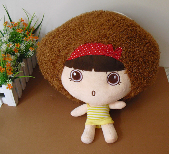 singel 摩丝娃娃摩斯娃娃 创意卡通生日礼物毛绒玩具公仔人偶抱枕