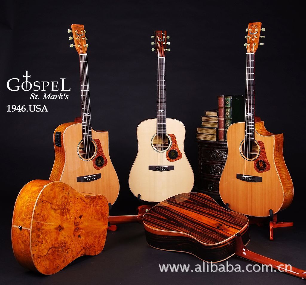 低调的奢华-来之北美的声音圣马可gospel cl180单板民谣吉他评测