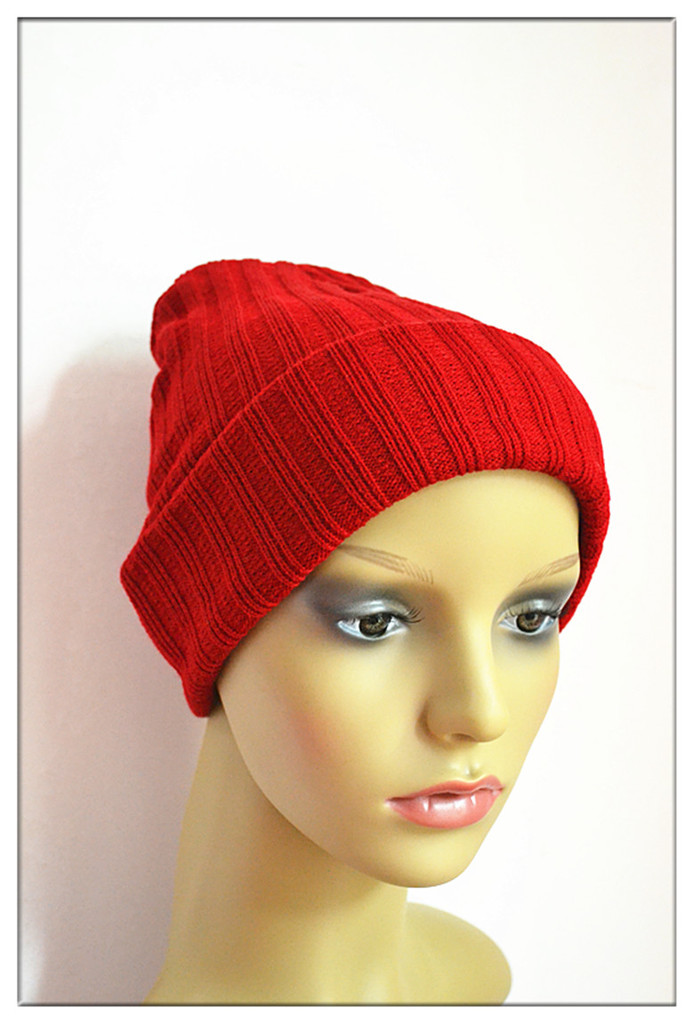 厂家供应生产针织羊角帽男女通用小孩尺寸都可0