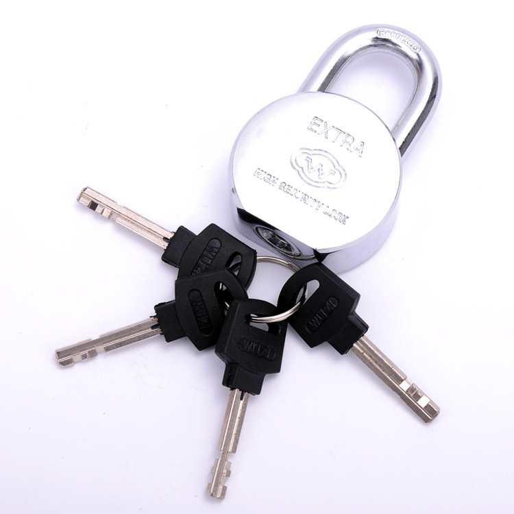 吴氏50mm元钢锁(镀铬)