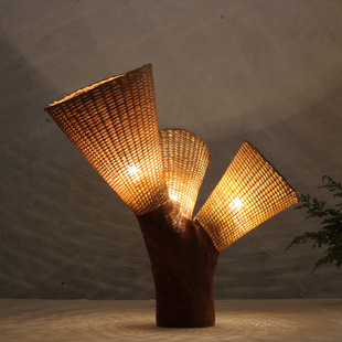 ptlife平田 竹木灯饰 手工竹编 时尚创意设计 工程项目 设计定做