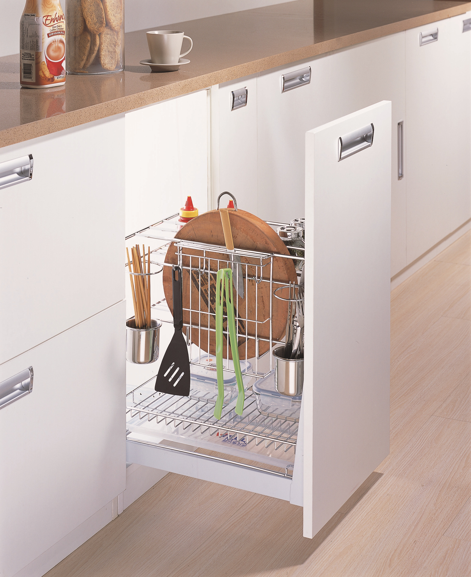 威万事拉篮 厂家正品ptj030g橱柜抽屉拉篮 无氰环保橱柜拉篮