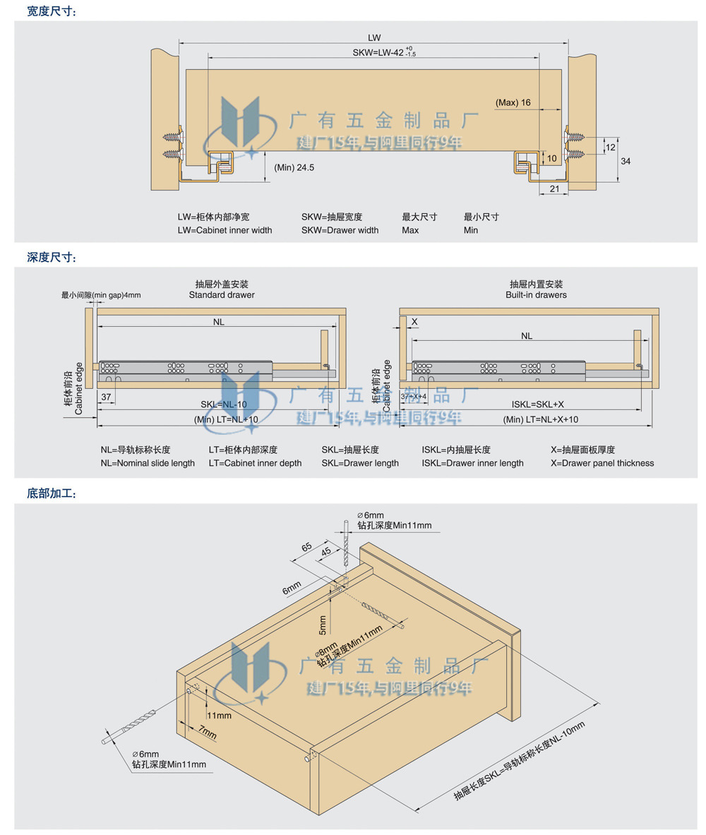 重型滑轨怎么安装图解图片