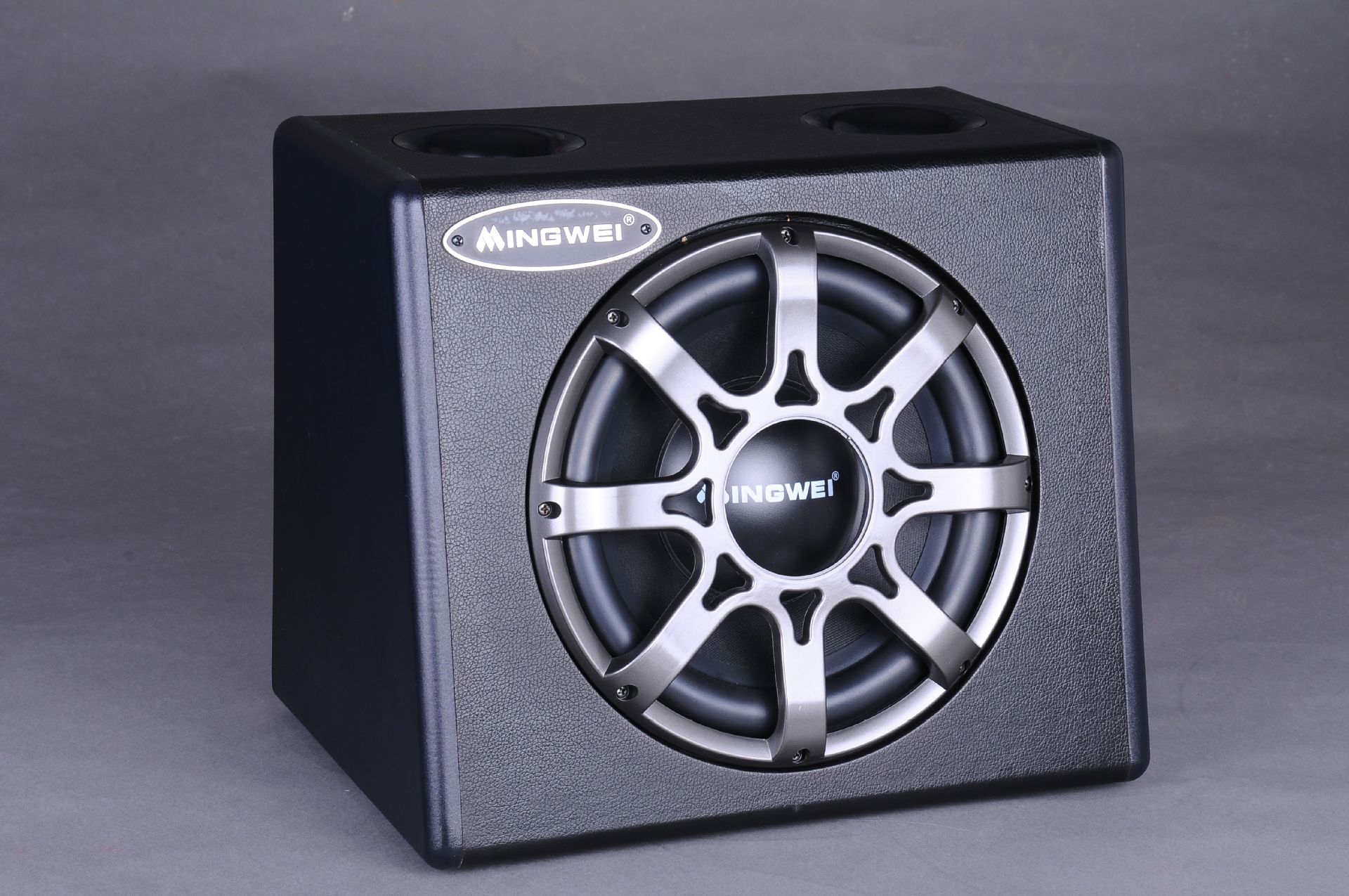 鸣威汽车音响mw-b10/汽车改装/10寸有源超重低音炮