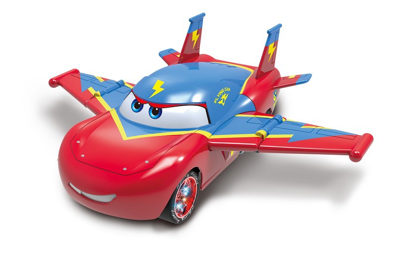 飞机总动员 四通遥控飞机总动员麦昆带4轮灯 遥控模型玩具
