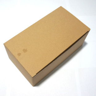 eduba翻盖纸质儿童鞋盒 牛皮纸鞋盒子简易包装盒纸盒