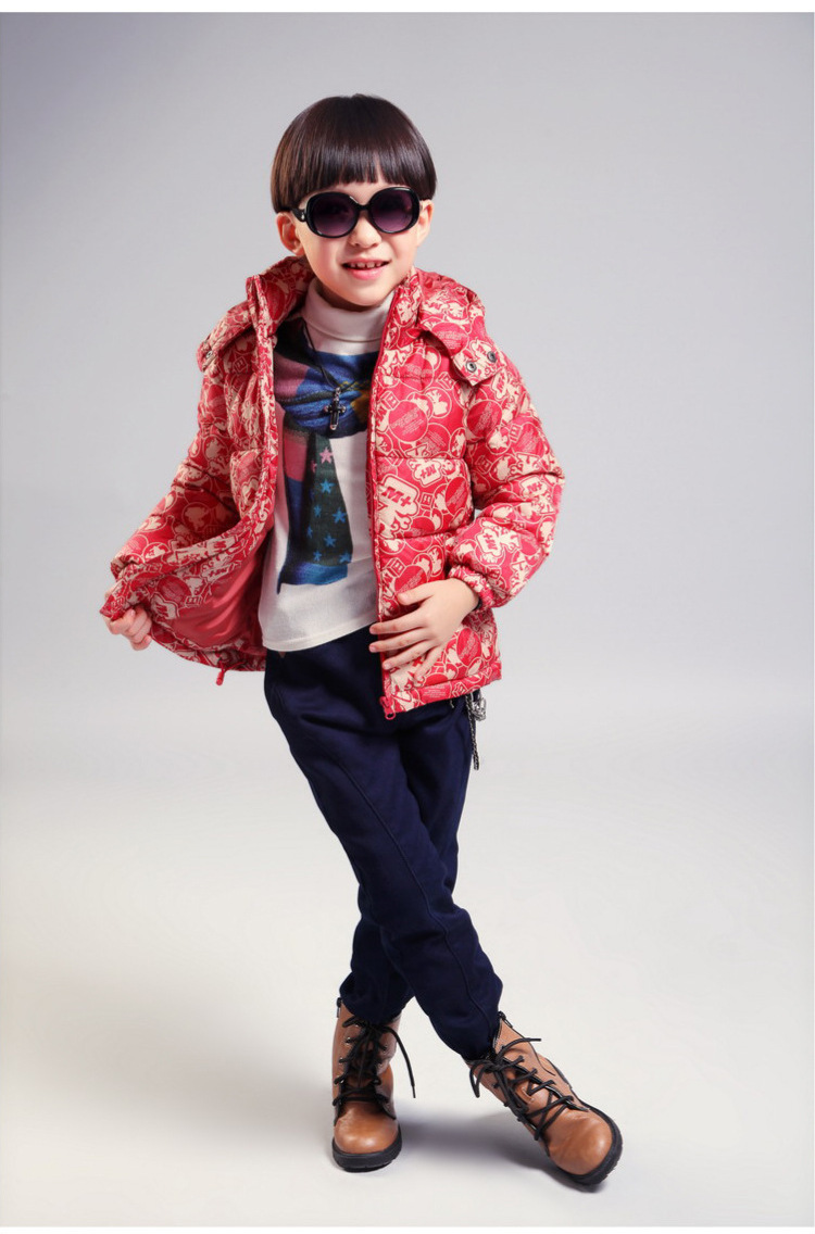 2013冬装新款童装批发小爸爸夏天同款加厚花纹中大童男童棉袄棉衣