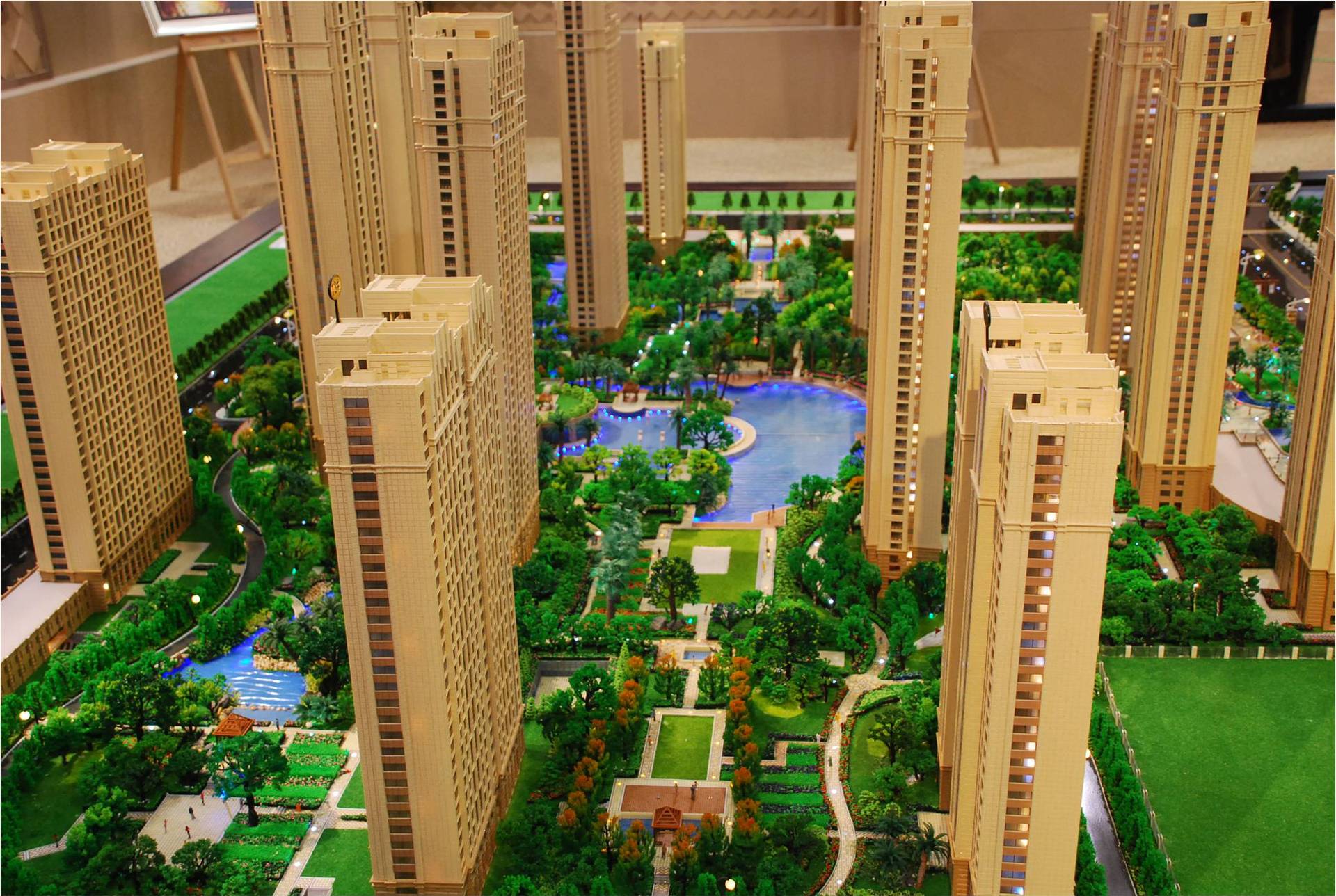 房地产建筑模型沙盘图片_9