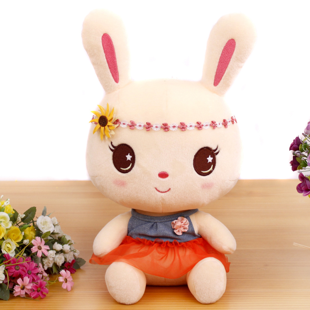安玉兔 兔子毛绒玩具 儿童女生生日礼物 厂家批发