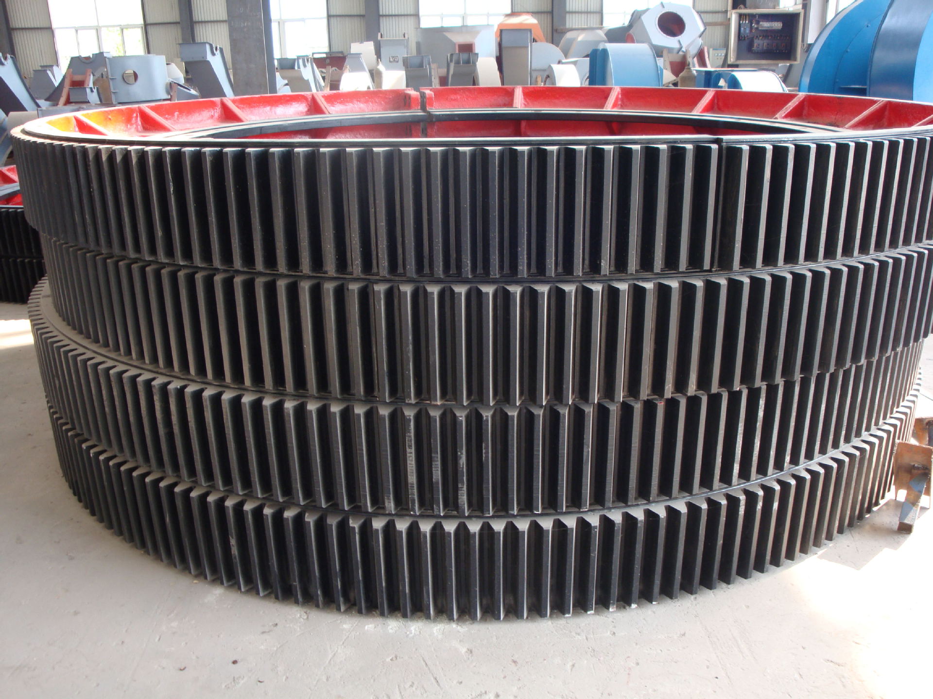 供应回转窑,球磨机,烘干机大齿轮,大齿轮加工厂家直销