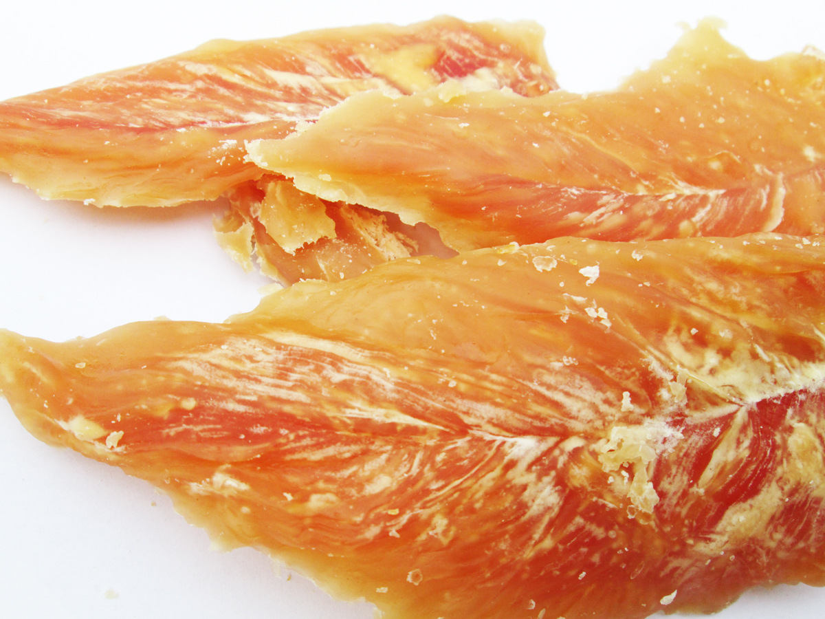 宠物食品 美味干燥鸡胸肉干 400g 10g脱氧 洁齿磨牙 狗零食鸡胸肉