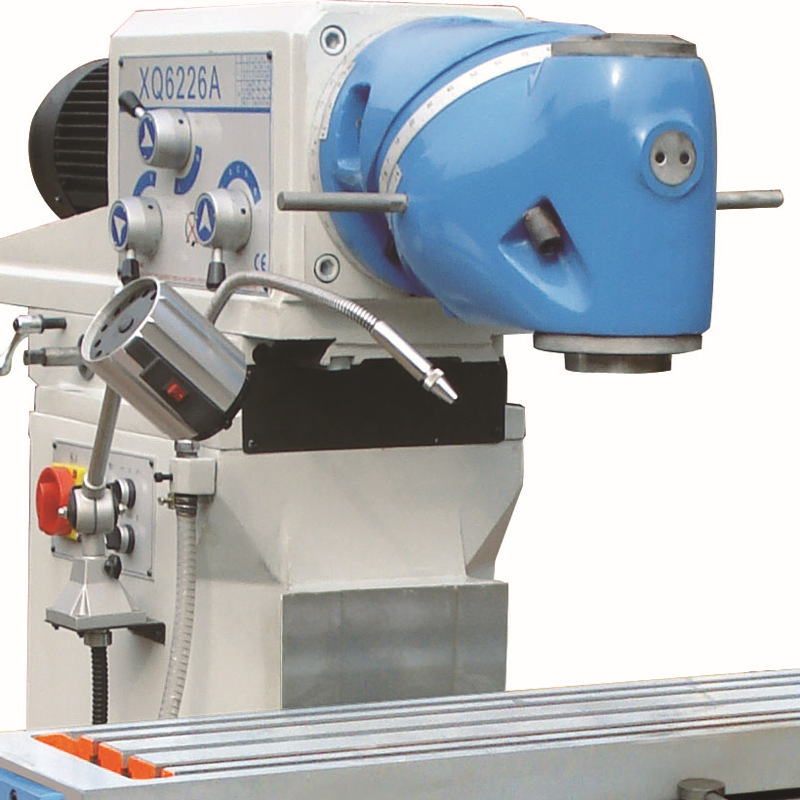 xq6226a是一款立式万能铣床,立铣可以加工任何就阿杜的工件,铣头刚性