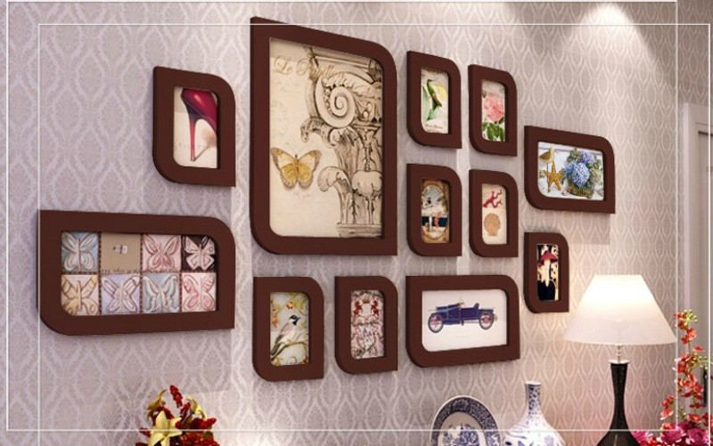 产品描述:             本款新品相片墙 照片墙组合婚纱照艺术