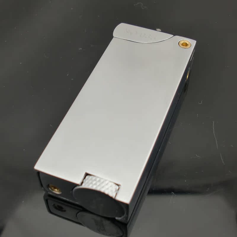 恒星h0737 简约全光面 高档钢壳 侧边打火 star煤油打火机