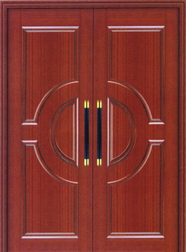 上海家具厂家 专业定制实木门 双开古典木门 酒店家具