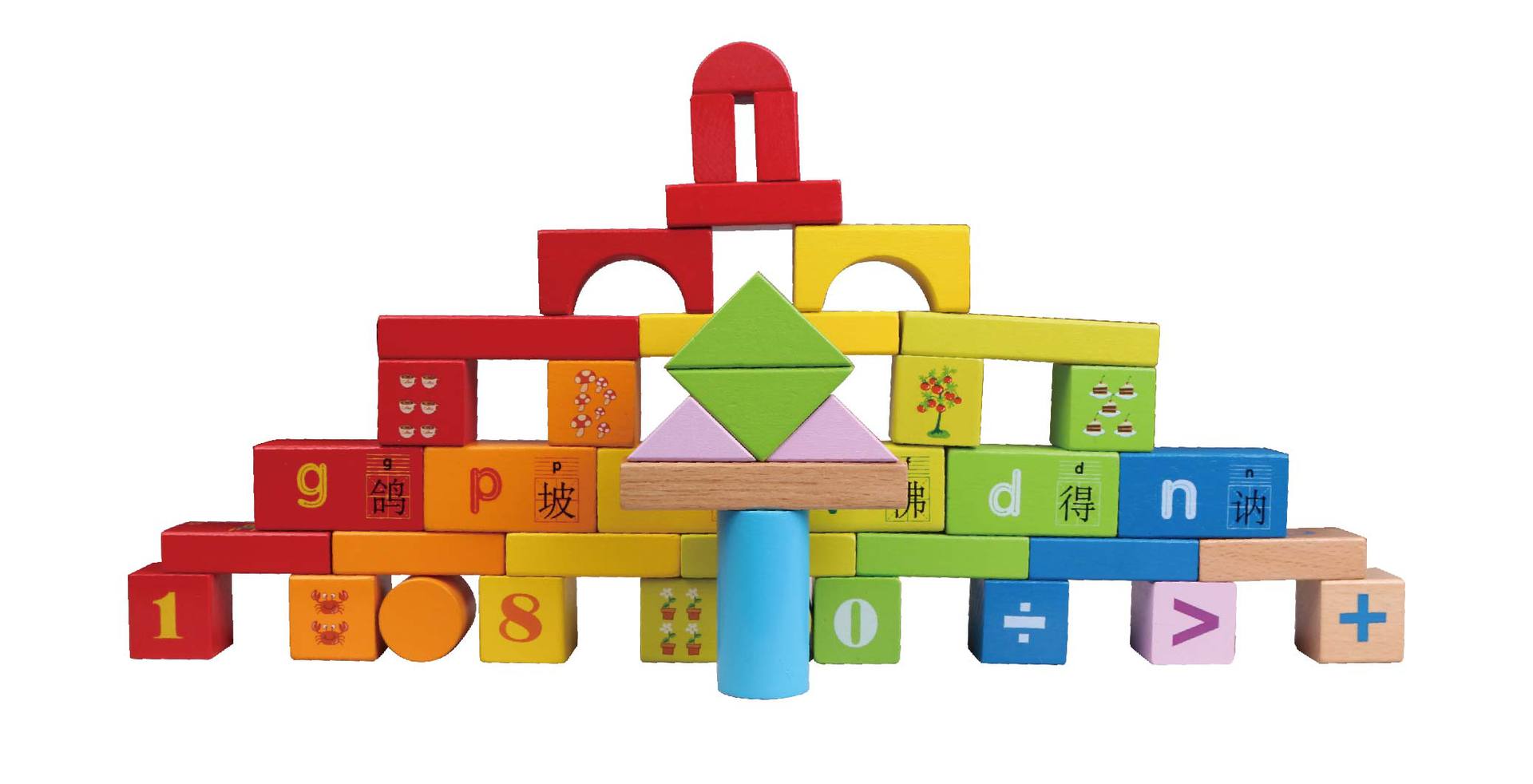 厂家直销 供应优质产品环保材质益智玩具148颗拼音积木