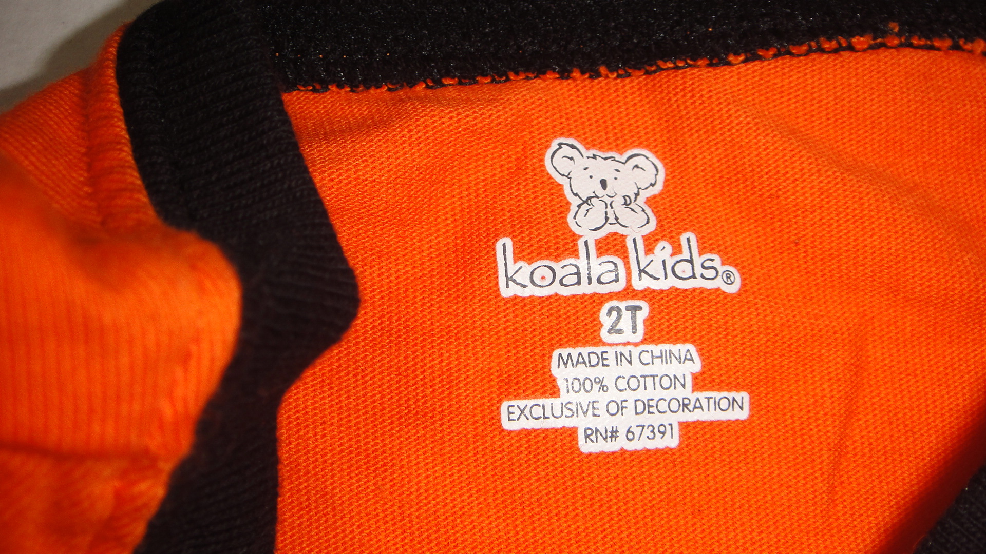 2014年外贸原单koalababy考拉原单纯棉印花长袖t恤