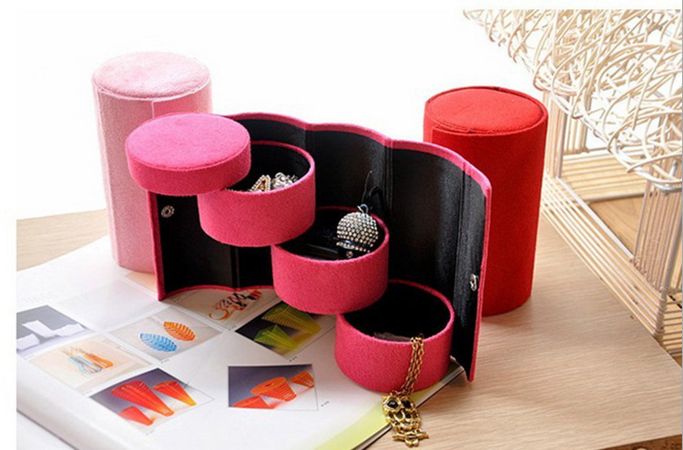 植绒圆桶创意梯形装礼物盒