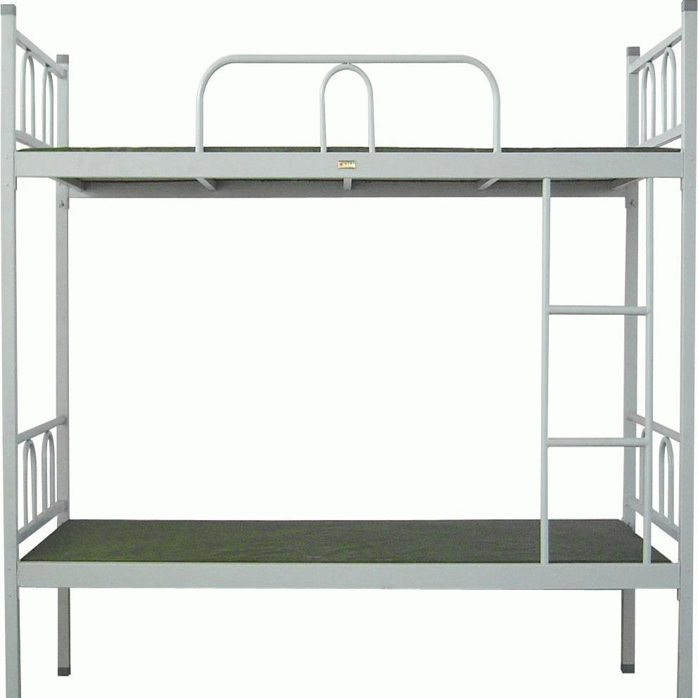 [生产订做]标准站立方管宿舍双层铁床双人铁架床在校学生床