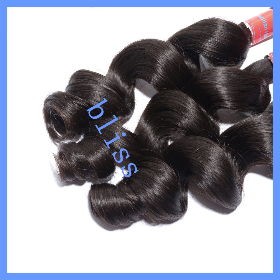 自然色中国处女发loose wave曲发发帘速卖通专卖现货混批