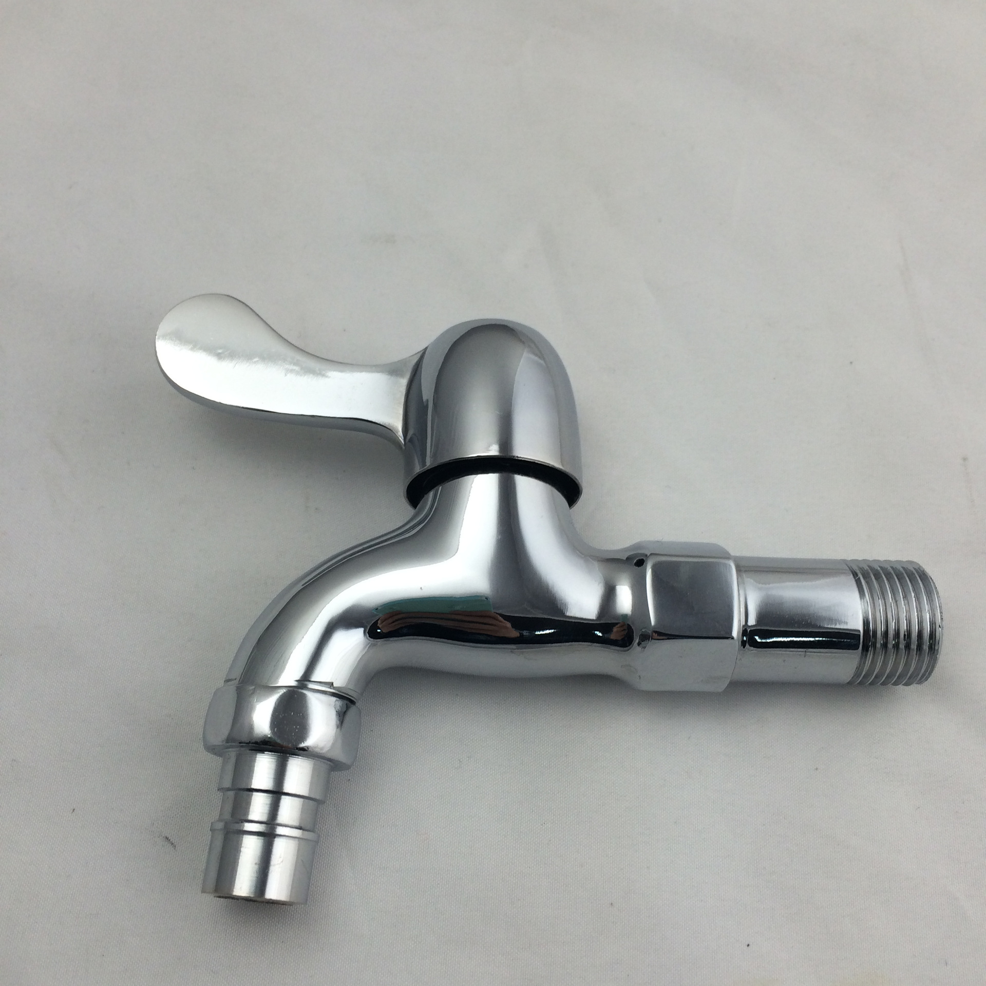 厂家直销 全铜中长洗衣机水龙头 白板尖水咀水龙头