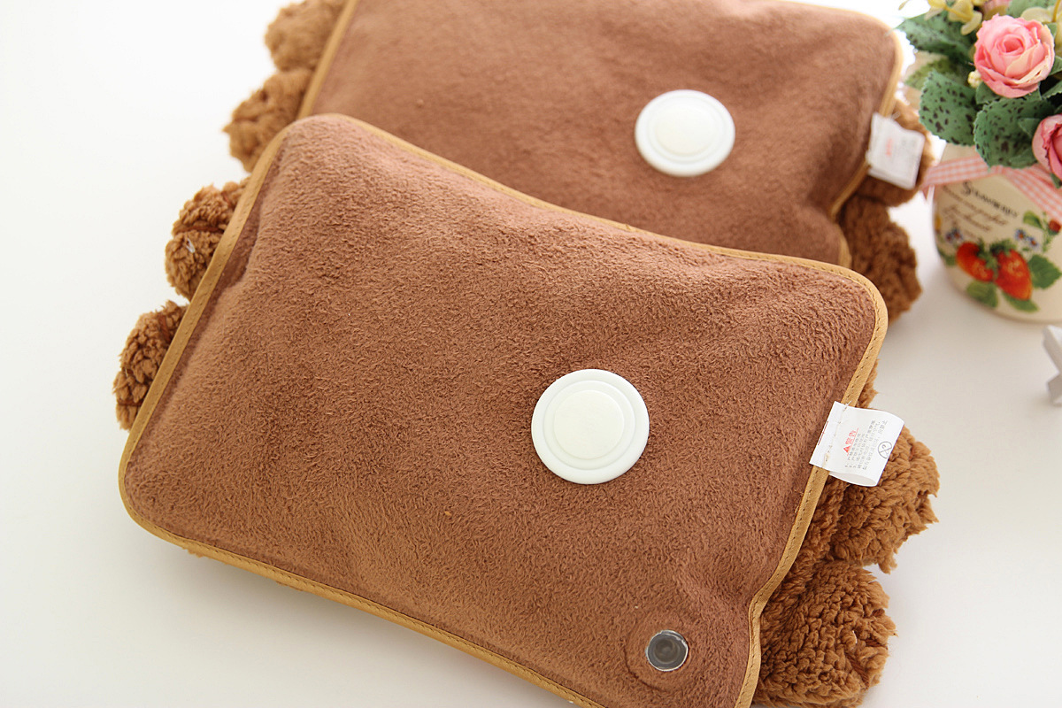 卡通爆款充电手提式防爆电热水袋 复古双插手暖手宝