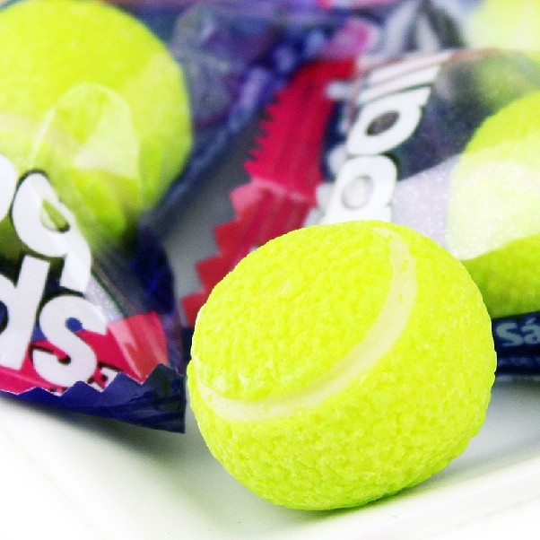 菲尼牌 网球 西瓜 泡泡口香糖 柠檬味200粒进口食品糖果巧克力