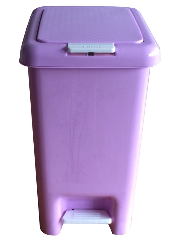 供应家用垃圾桶,时尚印花手嗯脚踏两用垃圾桶