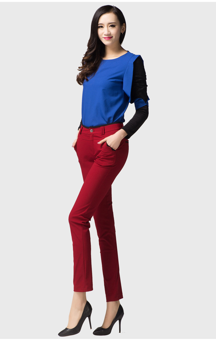 华燕天姿女裤2014春季女装休闲裤九分裤女时尚韩版厂家直销#6220图片