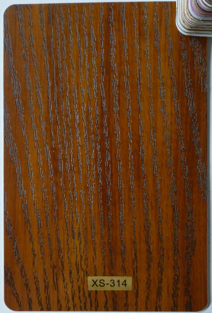 环保pvc木纹膜 真空吸塑膜(xs-314)橱柜吸塑专用膜