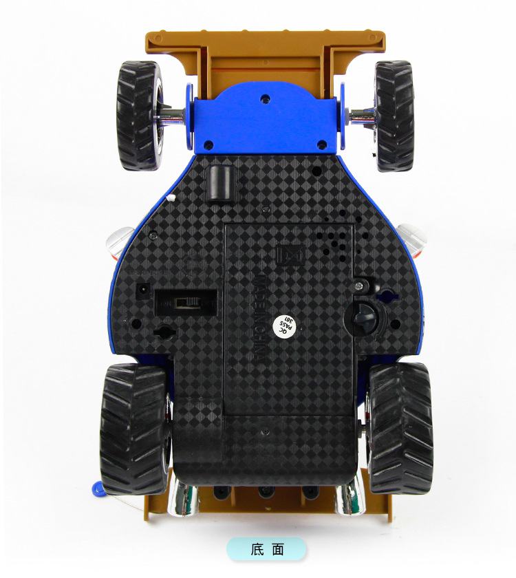 升级版光头强熊出没儿童遥控翻斗玩具车 特技翻转翻滚玩具车批发