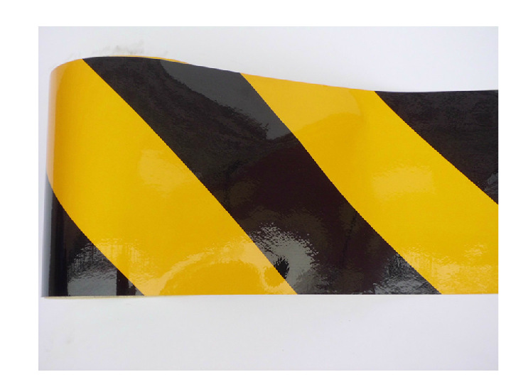 特价批发50公分黄黑反光膜 反光贴纸 加宽反光胶带 警示胶带