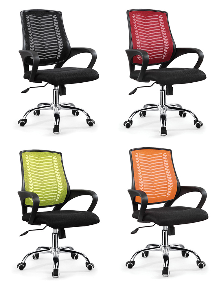 简约网布办公椅 职员办公电脑椅 网布旋转椅带滑轮厂家直批.
