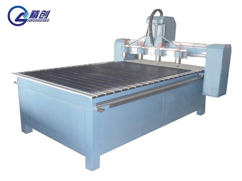 数控雕刻一拖四木工雕刻机 建筑模型雕刻机 木工装饰雕刻机