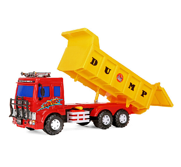 惯性仿真翻斗车儿童惯性大号耐摔工程车 儿童惯性玩具车