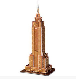 3d立体拼图建筑物帝国大厦世界名筑diy手工拼图婴幼儿早教教具