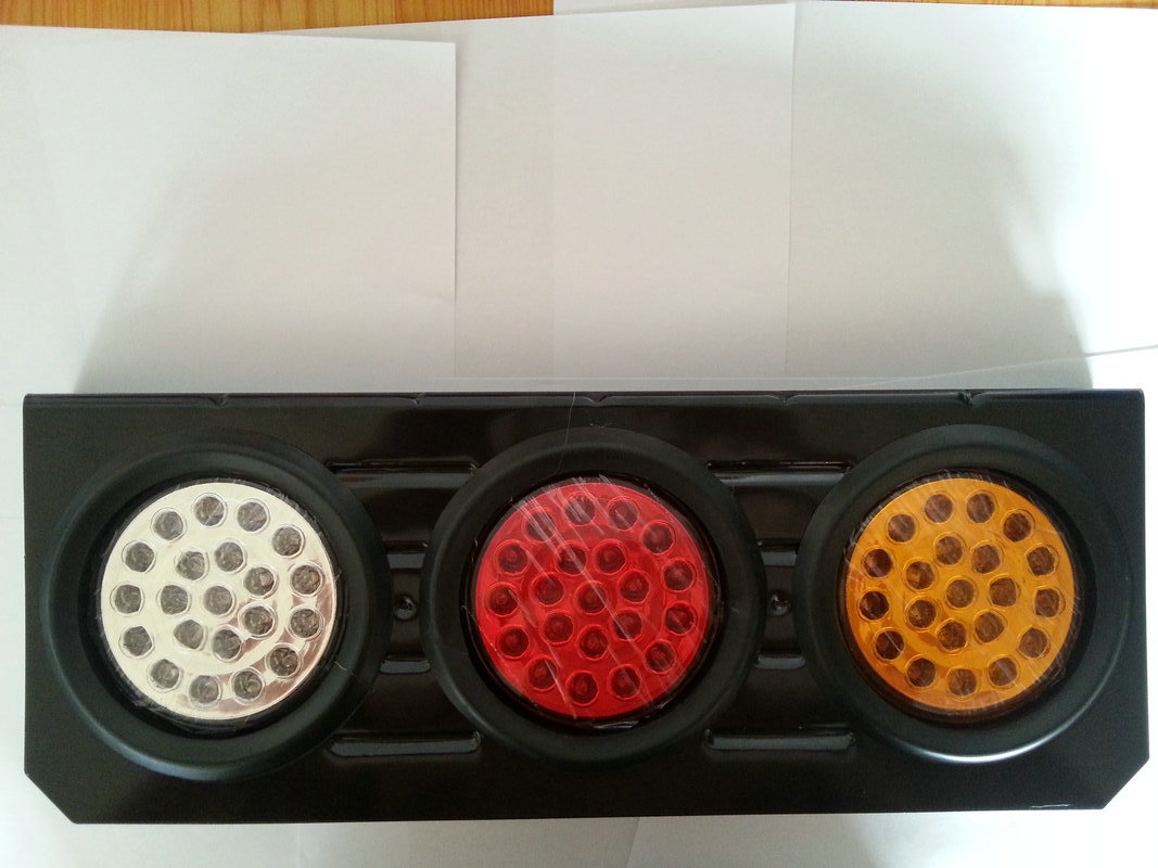 厂家供应挂车led三色铁架后尾灯 汽车led灯 ebay爆款 后灯 hm-037